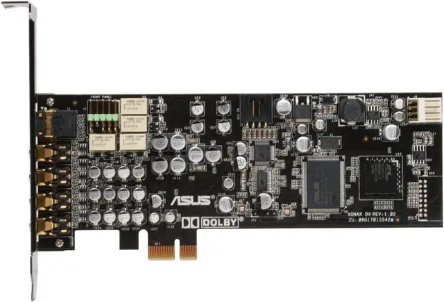 Alt view image 3 of 8 - ASUS Xonar DX 7.1 Channels 24-bit 192KHz PCI Express x1 Interface Sound Card