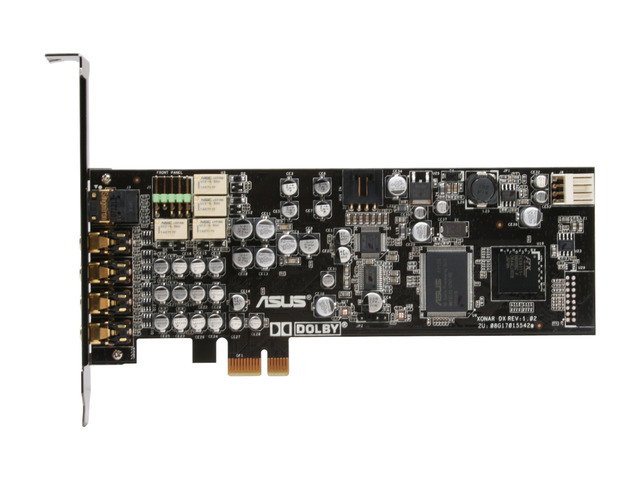 Scheda Audio Asus Xonar DGX PCI-Express – 5.1 Canali, Amplificatore Cuffie, Dolby Headphone E GX2.5 Per Gaming, SNR 105dB