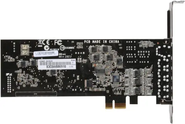 Alt view image 4 of 8 - ASUS Xonar DX 7.1 Channels 24-bit 192KHz PCI Express x1 Interface Sound Card