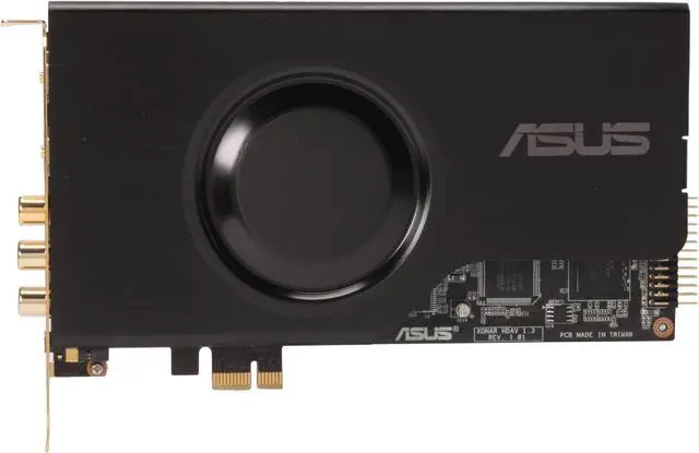 Alt view image 3 of 8 - ASUS Xonar HDAV1.3 Deluxe 7.1 Channels 24-bit 192KHz PCI Express x1 Interface Audio/Video Enhancement Combo Card