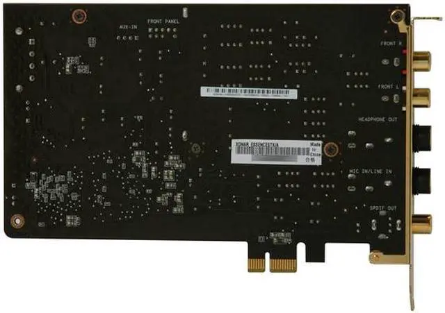Alt view image 4 of 6 - ASUS Xonar Essence STX Virtual 7.1 Channels 24-bit 192KHz PCI Express x1 Interface 124 dB SNR / Headphone AMP Card