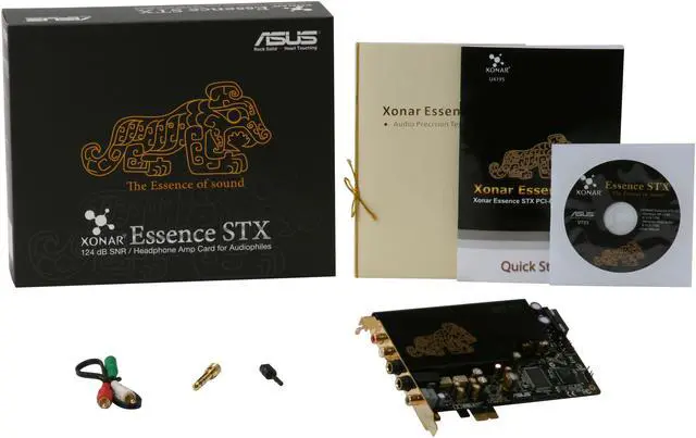 Alt view image 6 of 6 - ASUS Xonar Essence STX Virtual 7.1 Channels 24-bit 192KHz PCI Express x1 Interface 124 dB SNR / Headphone AMP Card