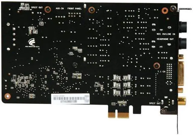Alt view image 4 of 9 - ASUS XONAR_XENSE 7.1 Channels 24-bit 192KHz PCI Express x1 Interface Sound Card