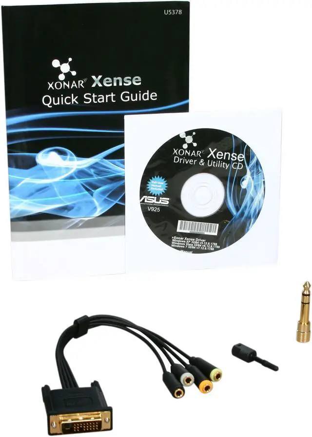 Alt view image 8 of 9 - ASUS XONAR_XENSE 7.1 Channels 24-bit 192KHz PCI Express x1 Interface Sound Card