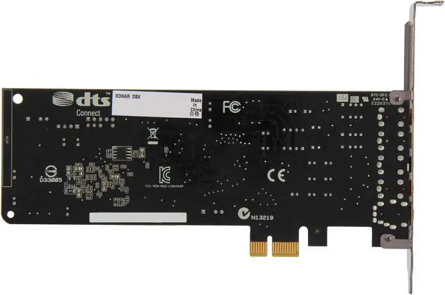 Alt view image 4 of 5 - ASUS XONAR DSX 7.1 Channels 24-bit 192KHz PCI Express x1 Interface Audio Card