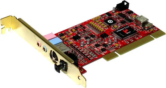 Main image of AUDIOTRAK Prodigy 7.1LT 7.1 Channels 24-bit 16, 22, 24, 32, 44.1, 48, 88.2, 96, 176.4kHz PCI Interface Sound Card