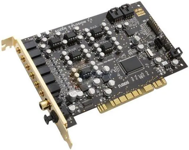 Alt view image 3 of 10 - AUZEN XPlosion 7.1 7.1 Channels 24-bit 96KHz PCI Interface Sound Card
