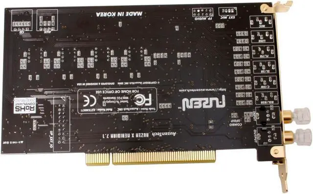 Alt view image 4 of 7 - AUZEN AZT-XM71 7.1 Channels 24-bit 192KHz PCI Interface Auzen X-Meridian 7.1 Sound Card