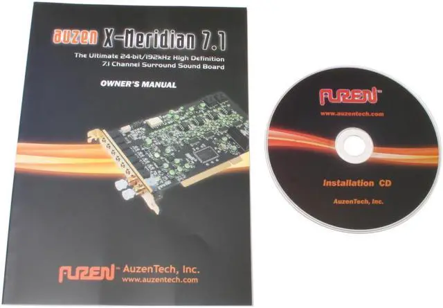 Alt view image 6 of 7 - AUZEN AZT-XM71 7.1 Channels 24-bit 192KHz PCI Interface Auzen X-Meridian 7.1 Sound Card