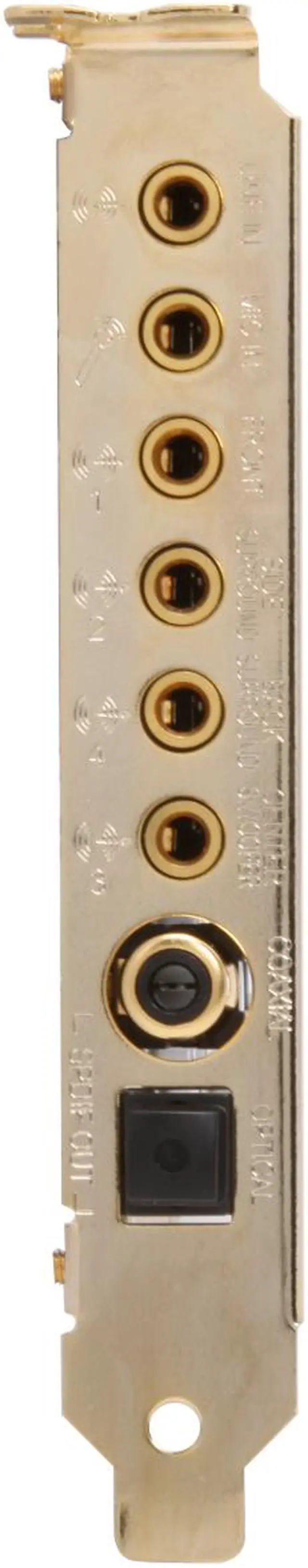 Alt view image 2 of 8 - AUZEN AZT-XPCINE 7.1 Channels 24-bit 96KHz PCI Interface X-Plosion 7.1 Cinema Audio Card