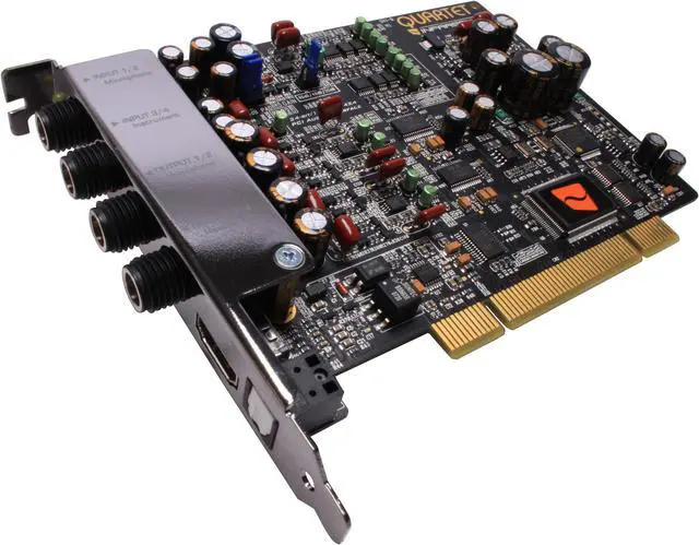 Main image of INFRASONIC QUARTET 4 Channels 24-bit 192KHz PCI Multi Purpose Pro-Audio Interface w/ MIDI