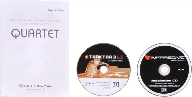 Alt view image 6 of 7 - INFRASONIC QUARTET 4 Channels 24-bit 192KHz PCI Multi Purpose Pro-Audio Interface w/ MIDI