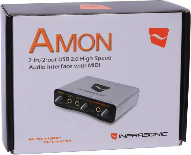 Alt view image 7 of 7 - INFRASONIC Amon 24-bit 96KHz USB 2.0 Audio Interface