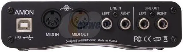 Alt view image 4 of 7 - INFRASONIC Amon 24-bit 96KHz USB 2.0 Audio Interface