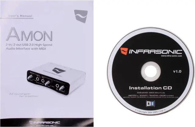 Alt view image 5 of 7 - INFRASONIC Amon 24-bit 96KHz USB 2.0 Audio Interface