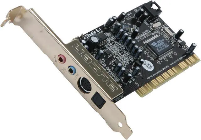 Main image of AuzenTech  X-Studio 5.1 Channels 24-bit  96KHz  PCI  Interface Low Profile Sound Card