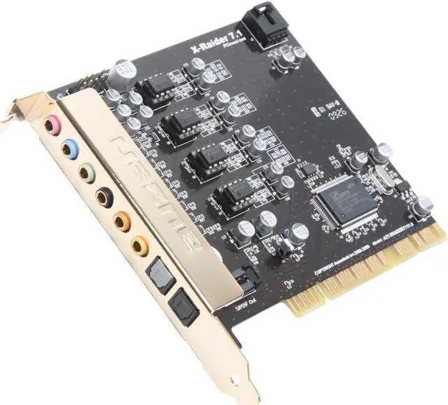 Main image of AuzenTech  X-Raider 7.1 Channels 24-bit  96KHz  PCI  Interface Sound Card