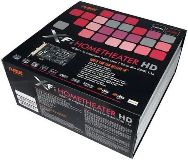 Alt view image 14 of 16 - AuzenTech  AZTHTHD02817 24-bit 192KHz PCI Express X-Fi HOMETHEATER HD Audio Card