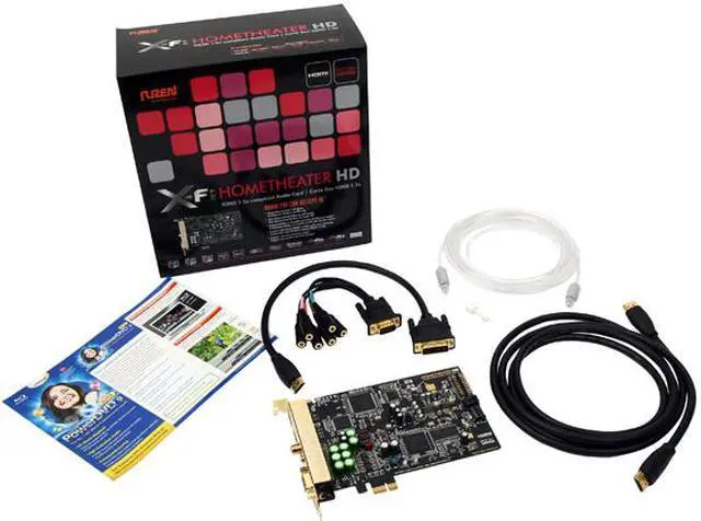 Alt view image 16 of 16 - AuzenTech  AZTHTHD02817 24-bit 192KHz PCI Express X-Fi HOMETHEATER HD Audio Card