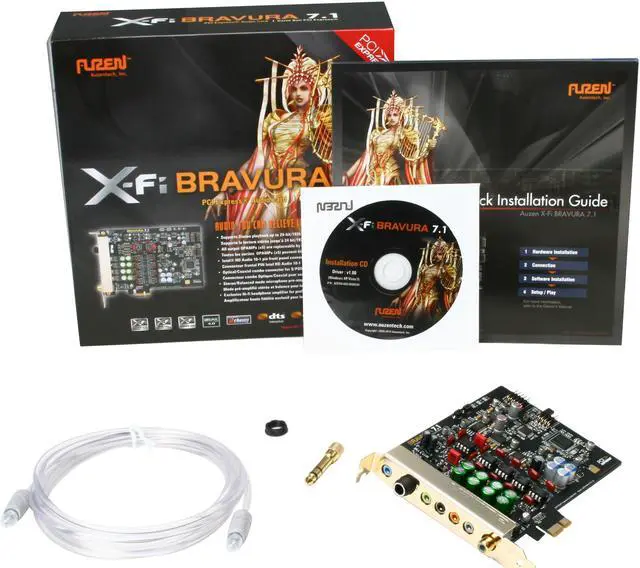 Alt view image 5 of 5 - Auzen X-Fi Bravura 7.1 Sound Card
