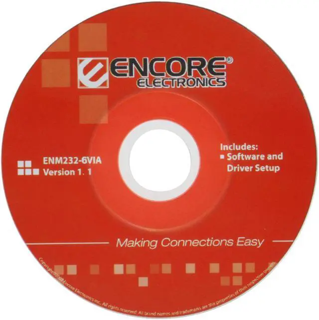 Alt view image 5 of 6 - ENCORE ENM232-6VIA 5.1 Channels 24-bit 96KHz PCI Interface Surround Sound Card
