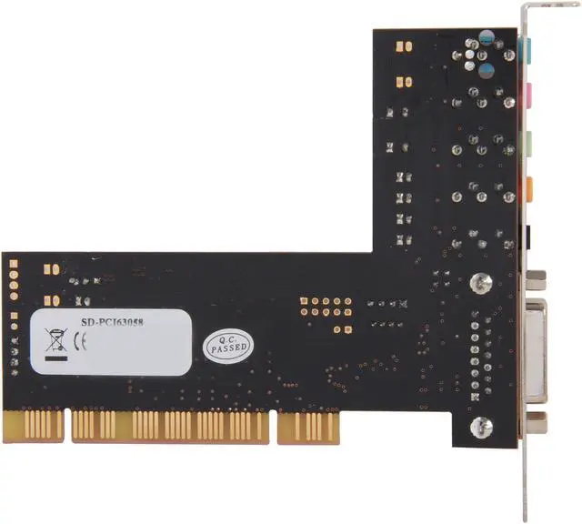 Alt view image 4 of 5 - SYBA SD-PCI63058 6 Channels 16-bit 48KHz PCI Interface Audio Sound Card, with Game Port, 3D Sound Quality for 5.1 Speakers, C-Media CMI8738 Chipset