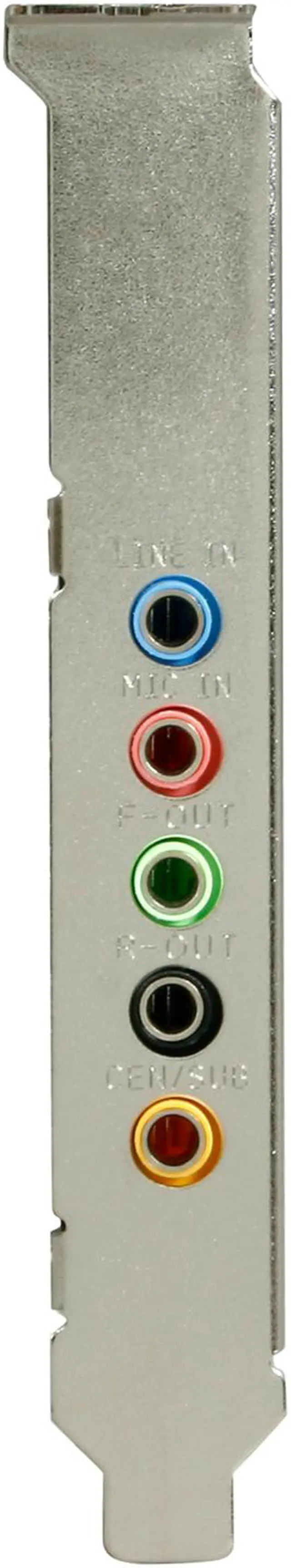 Alt view image 2 of 5 - Rosewill RC-701 - 5.1-Channel Sound Card with PCI-Interface