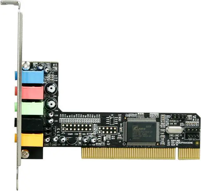 Alt view image 3 of 5 - Rosewill RC-701 - 5.1-Channel Sound Card with PCI-Interface
