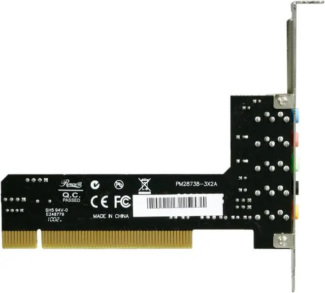 Alt view image 4 of 5 - Rosewill RC-701 - 5.1-Channel Sound Card with PCI-Interface