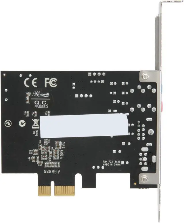 Alt view image 4 of 5 - Rosewill RC-703 7.1 Channel PCIe Sound Card