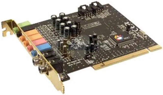 Main image of SIIG IC-710012 7.1 Channels 24-bit 96KHz PCI Interface Surround Sound Card For Internet, DVD, MP3 and Gaming