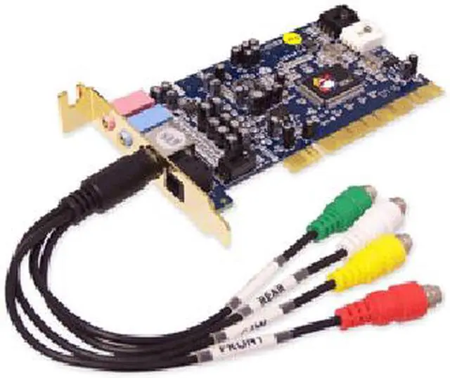 Alt view image 2 of 2 - SIIG LP-000022-S1 5.1 Channels 24-bit 96KHz PCI Interface Low Profile Sound Card