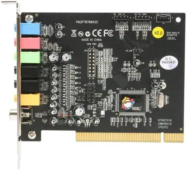 Alt view image 3 of 5 - SIIG IC-710012-S2 7.1 Channels 24-bit 96KHz PCI Interface SoundWave