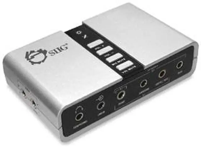Main image of SIIG  IC-710112-S1  7.1 Channels USB Digital External Surround Sound Device