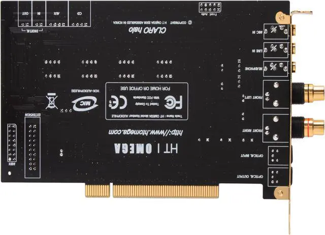 Alt view image 4 of 8 - HT  OMEGA Claro Halo 24-bit 192KHz PCI Interface Sound Card w/ a built-in HI-FI Headphone Amplifier
