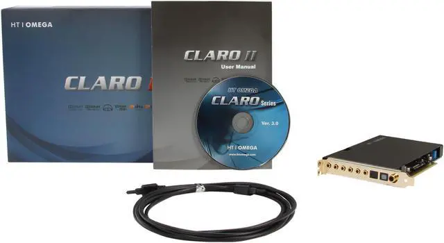 Alt view image 6 of 6 - HT  OMEGA CLARO II 7.1 Channels 24-bit 192KHz PCI Interface Sound Card