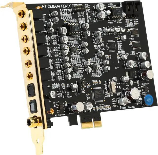 Main image of HT  OMEGA FENIX 7.1 Channels 24-bit 192KHz PCI Express x1 Interface Sound Card