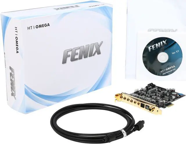 Alt view image 5 of 5 - HT  OMEGA FENIX 7.1 Channels 24-bit 192KHz PCI Express x1 Interface Sound Card