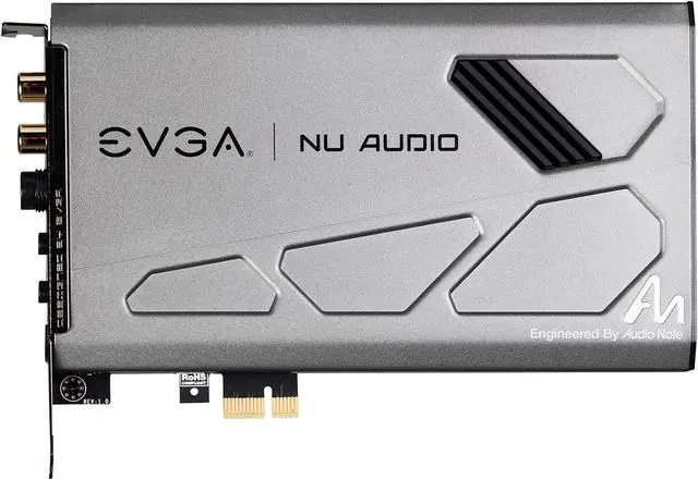 Main image of EVGA NU Audio Card, 712-P1-AN01-KR, Lifelike Audio, PCIe, RGB LED, Designed with Audio Note (UK)