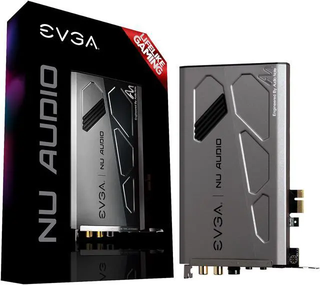 Alt view image 7 of 8 - EVGA NU Audio Card, 712-P1-AN01-KR, Lifelike Audio, PCIe, RGB LED, Designed with Audio Note (UK)