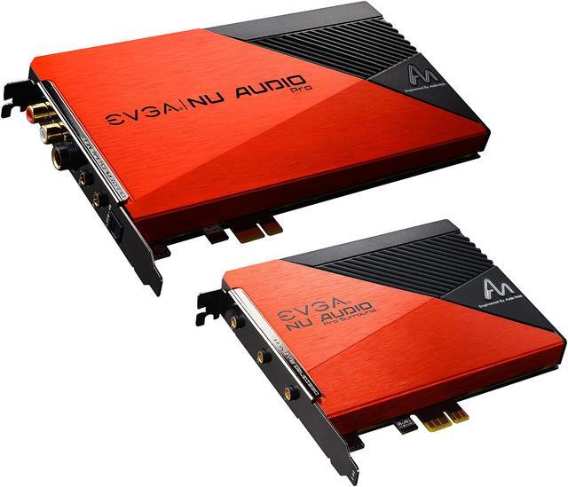 Main image of EVGA NU Audio Pro 7.1, 712-P1-AN21-KR, 7.1 Surround, Lifelike Audio, PCIe, RGB LED, Backplate, Designed with Audio Note