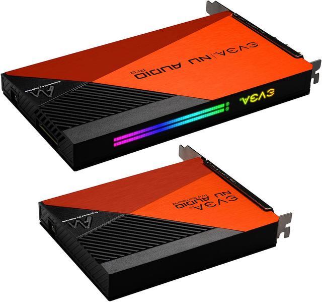 Alt view image 3 of 8 - EVGA NU Audio Pro 7.1, 712-P1-AN21-KR, 7.1 Surround, Lifelike Audio, PCIe, RGB LED, Backplate, Designed with Audio Note