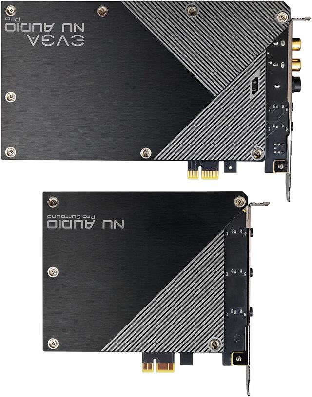 Alt view image 4 of 8 - EVGA NU Audio Pro 7.1, 712-P1-AN21-KR, 7.1 Surround, Lifelike Audio, PCIe, RGB LED, Backplate, Designed with Audio Note