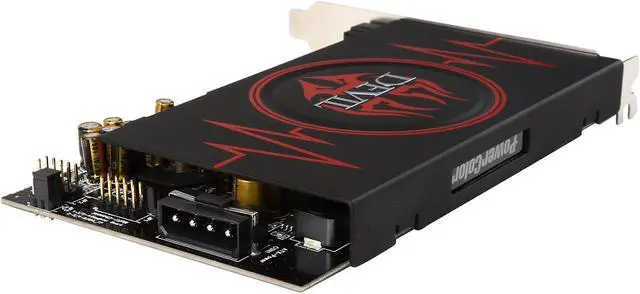 Alt view image 5 of 6 - PowerColor DEVIL HDX  7.1 Channels PCI Express x1 44.1K/48K/88.2K/96K/192KHz @ 16bit/24bit Sound Card