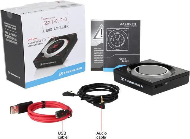 Alt view image 5 of 5 - Sennheiser GSX 1200 PRO Audio Amplifier for PC and Mac