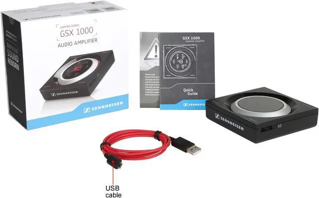 Alt view image 6 of 6 - Sennheiser GSX 1000 Audio Amplifier for PC and Mac