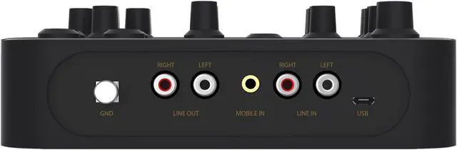 Alt view image 5 of 6 - Creative Sound Blaster K3+ USB Powered 2 Channel Digital Mixer AMP/DAC/, Digital Effects XLR Inputs with Phantom Power / TRS / Z Line Inputs