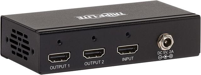 Alt view image 3 of 5 - Tripp Lite B118-002-HDR 2-Port HDMI 2.0 Splitter with Multi-Resolution Support