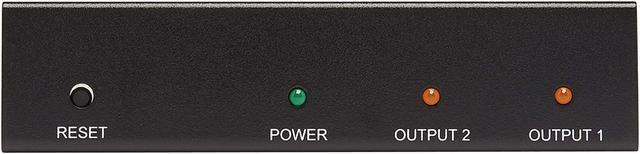 Alt view image 4 of 5 - Tripp Lite B118-002-HDR 2-Port HDMI 2.0 Splitter with Multi-Resolution Support