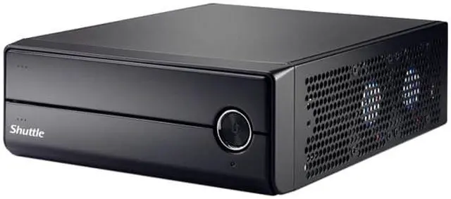 Alt view image 2 of 7 - Shuttle XH110V Intel H110 Black Barebone System